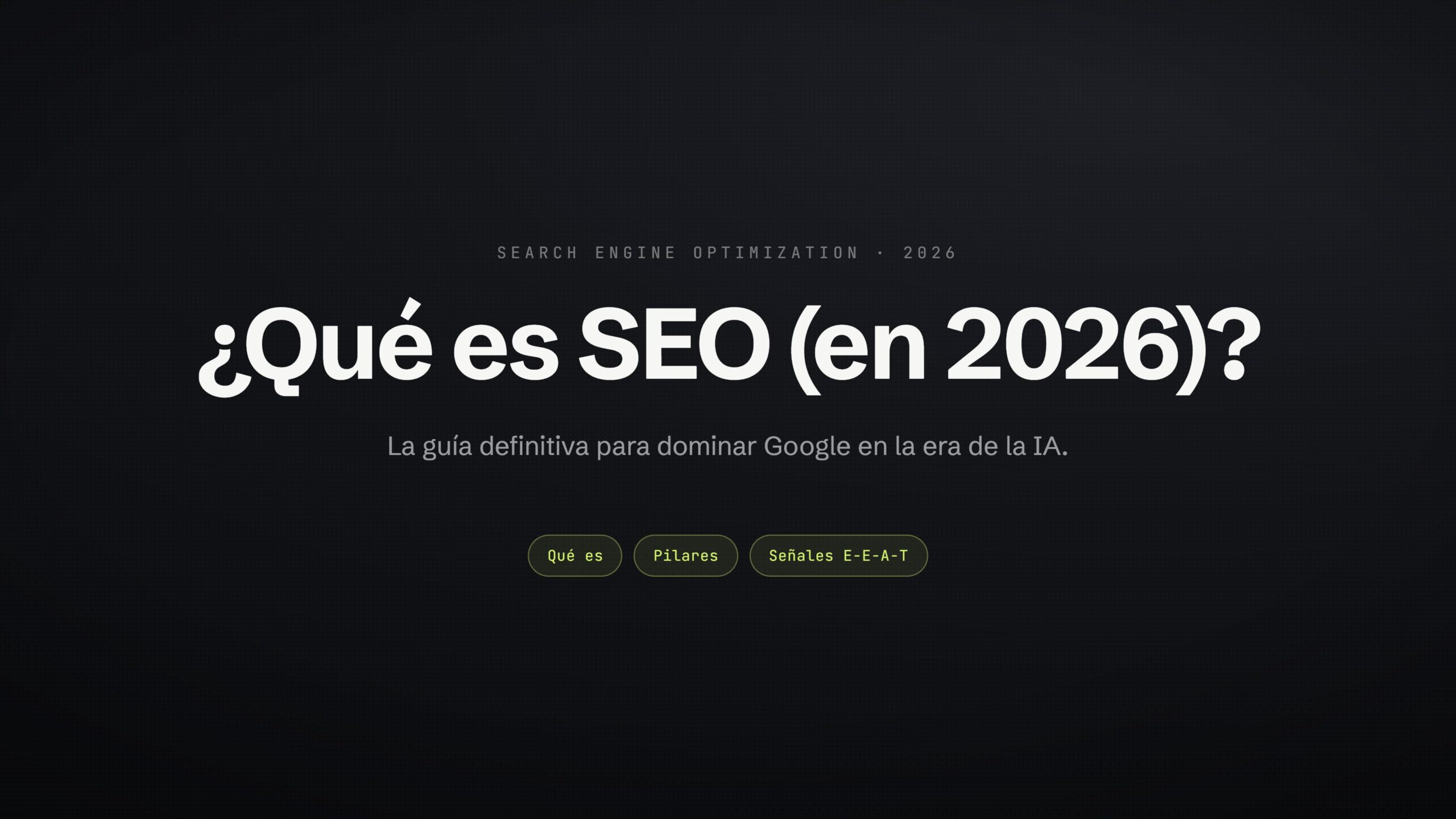que es seo en 2026